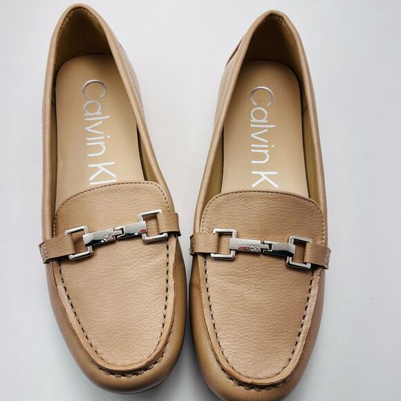 Women's Calvin Klein Light Brown Flat Loafer, Size 8M - Picture 7 of 10